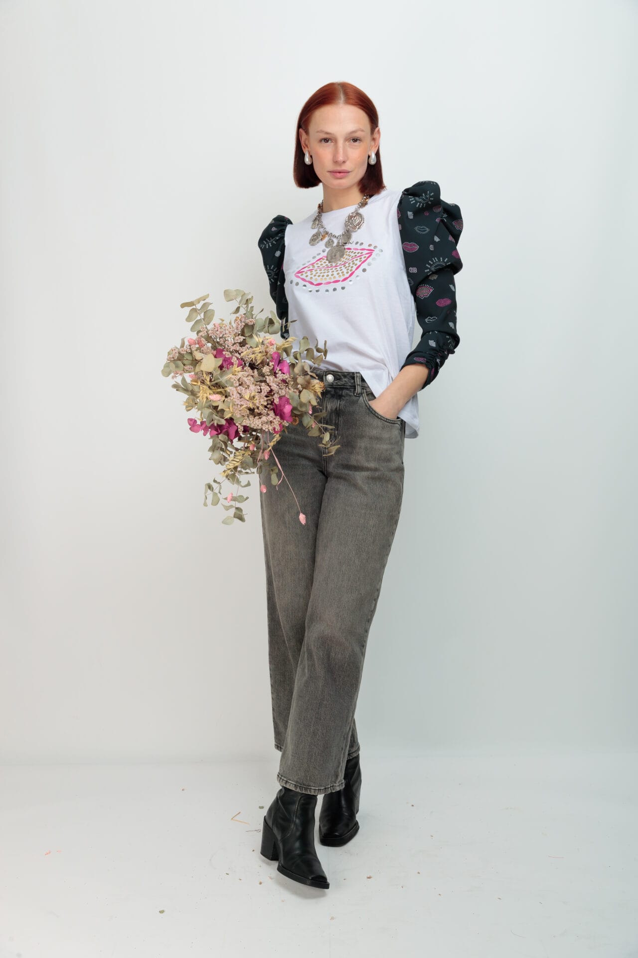CAMISETA ROMANCE DESEO BOCA MIX