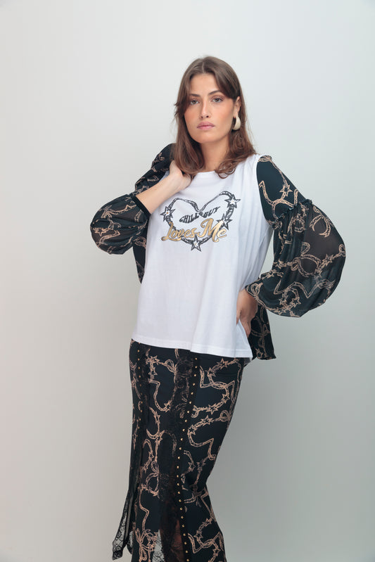 Camiseta Athenas Lazos Loves Me