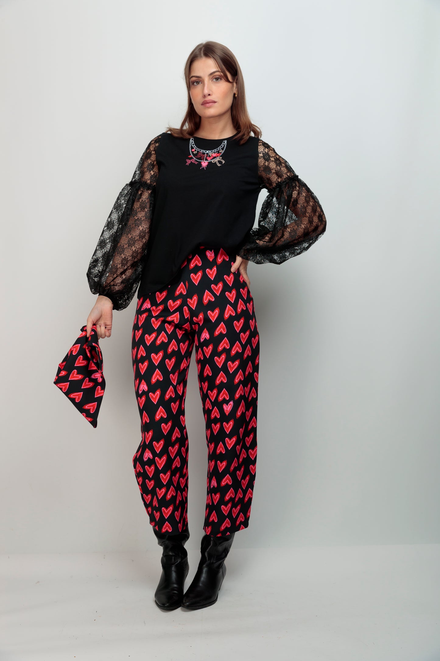 Camiseta Athenas Encaje Collares