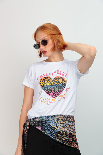 Camiseta Básica Corazón Fortuna