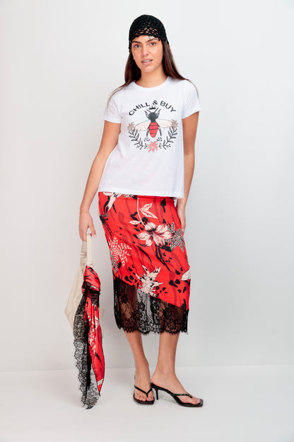 T-shirt basique Laurel Abeille