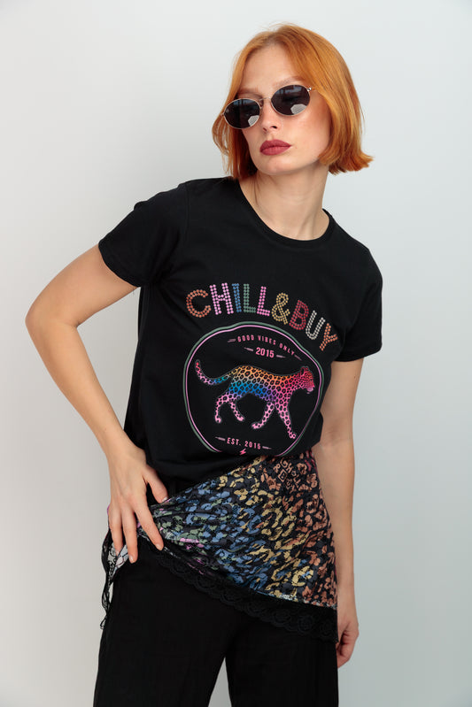 T-shirt basique Panther Fortuna