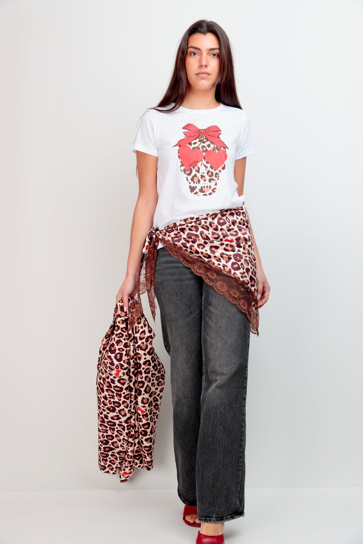 Camiseta Básica Sk Cherry