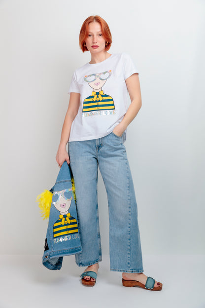 Camiseta Básica Summer Love