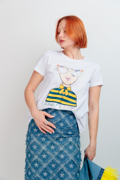 Camiseta Básica Summer Love