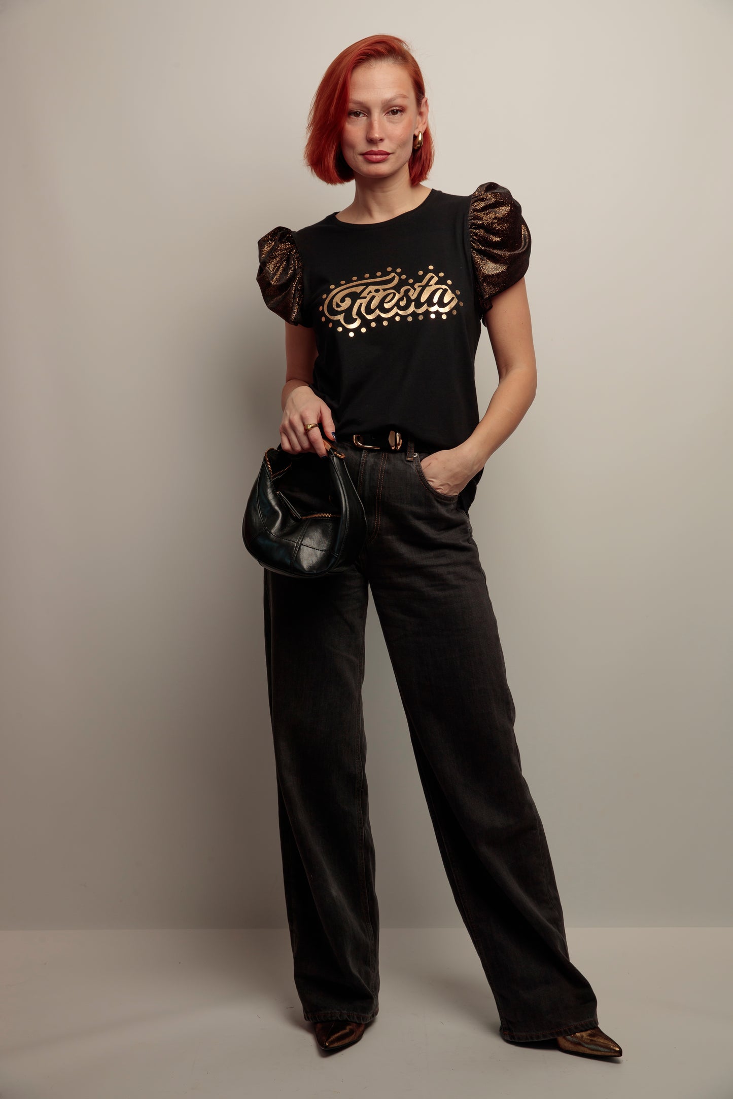 Camiseta Blow Fiesta Dorado