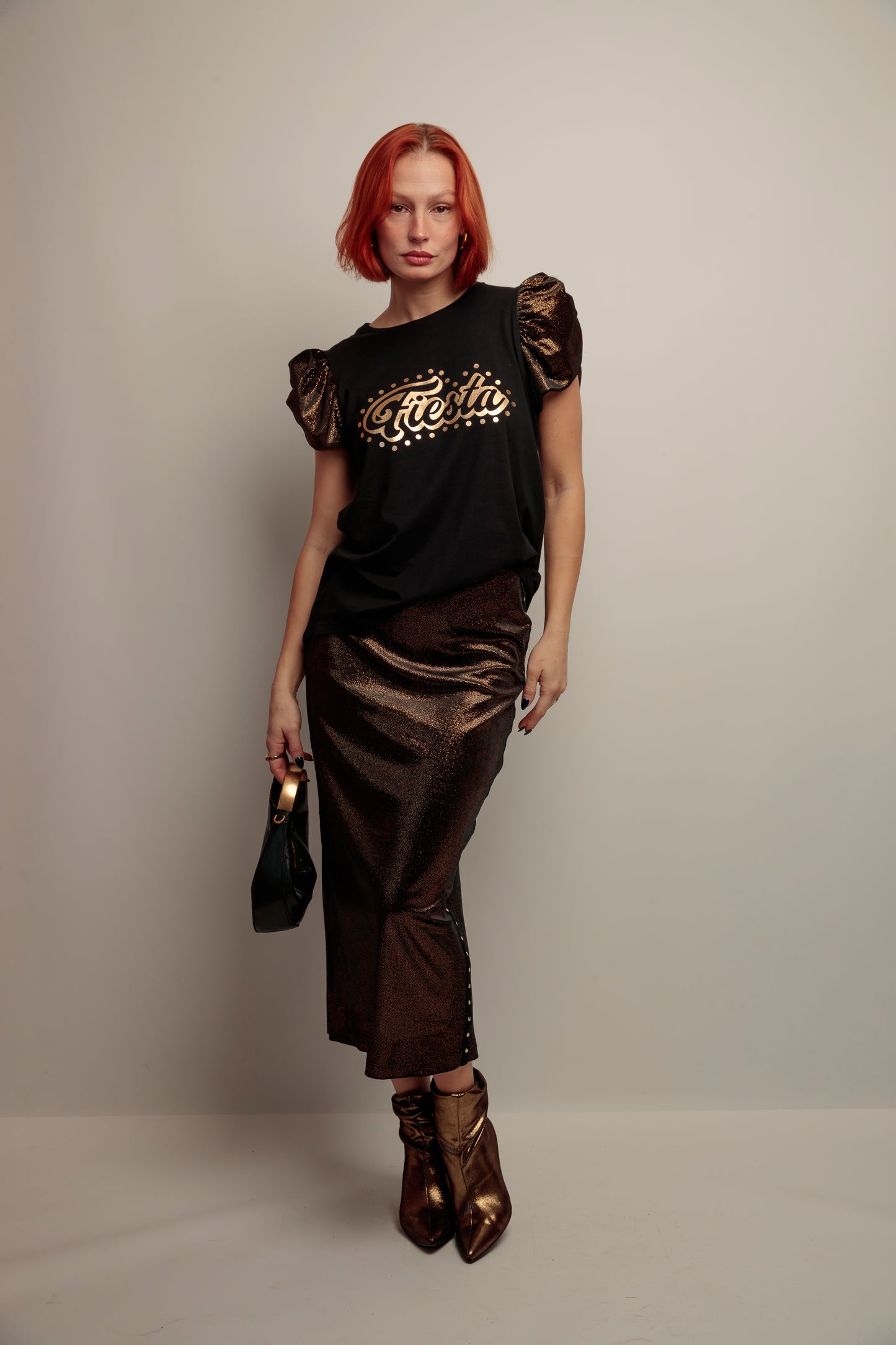 Camiseta Blow Fiesta Dorado