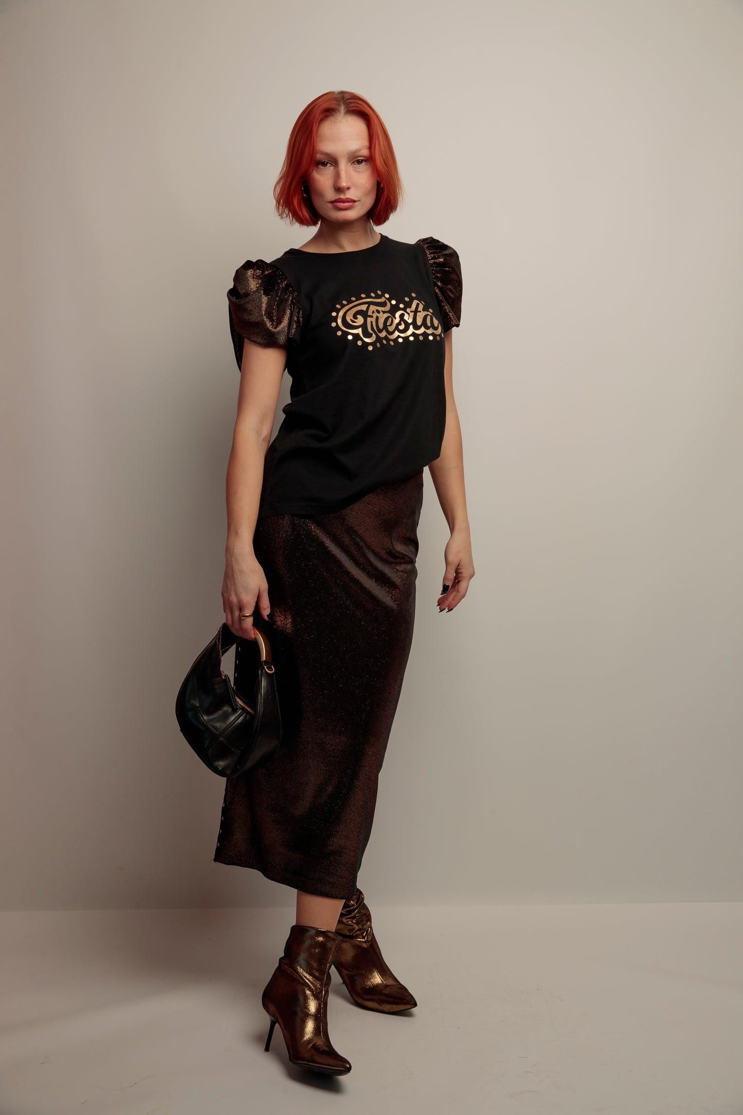 Camiseta Blow Fiesta Dorado