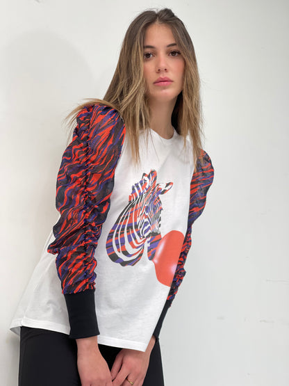 Camiseta Canela Zebra Chicle