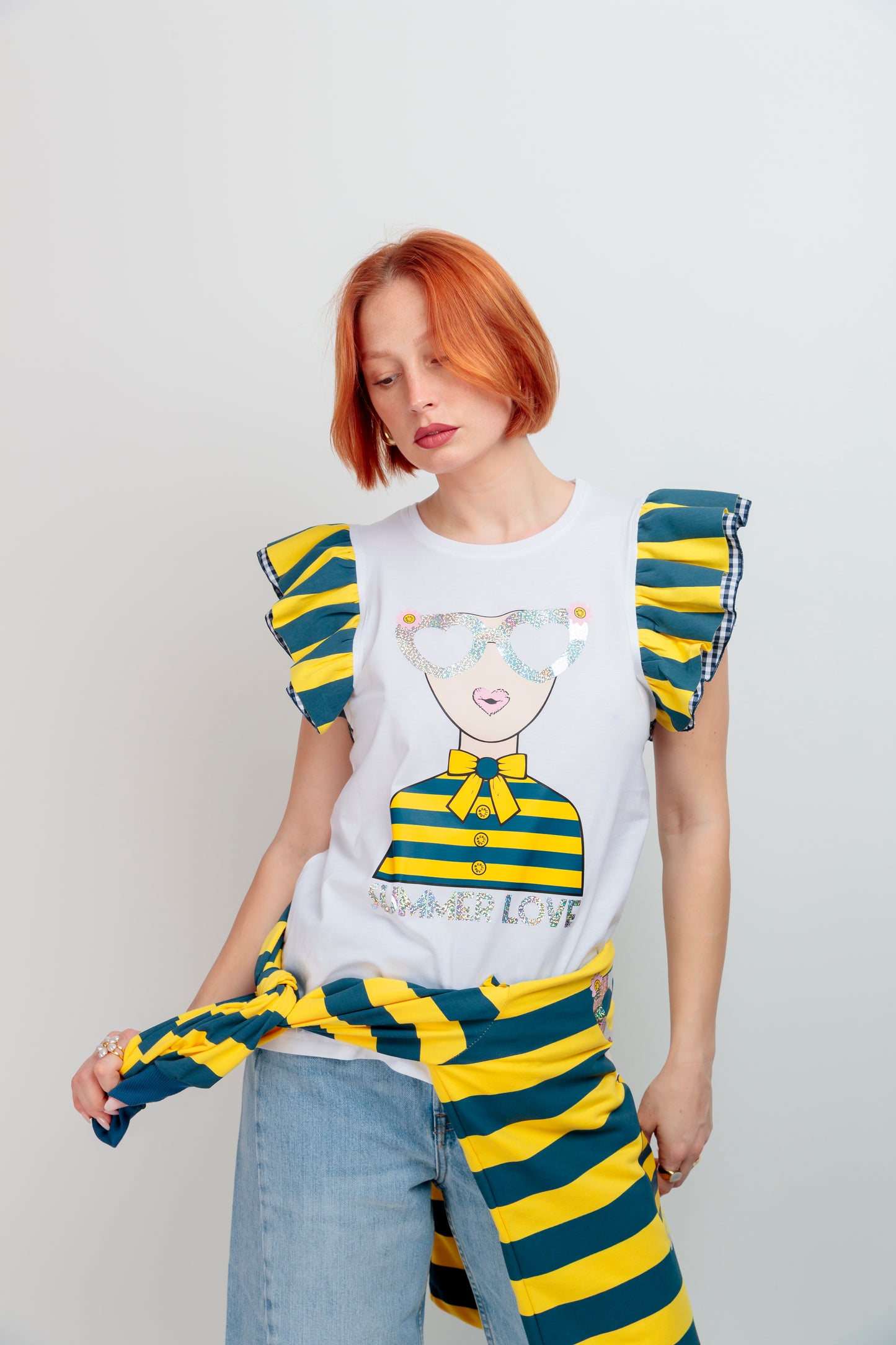 Camiseta Combinada Summer Love