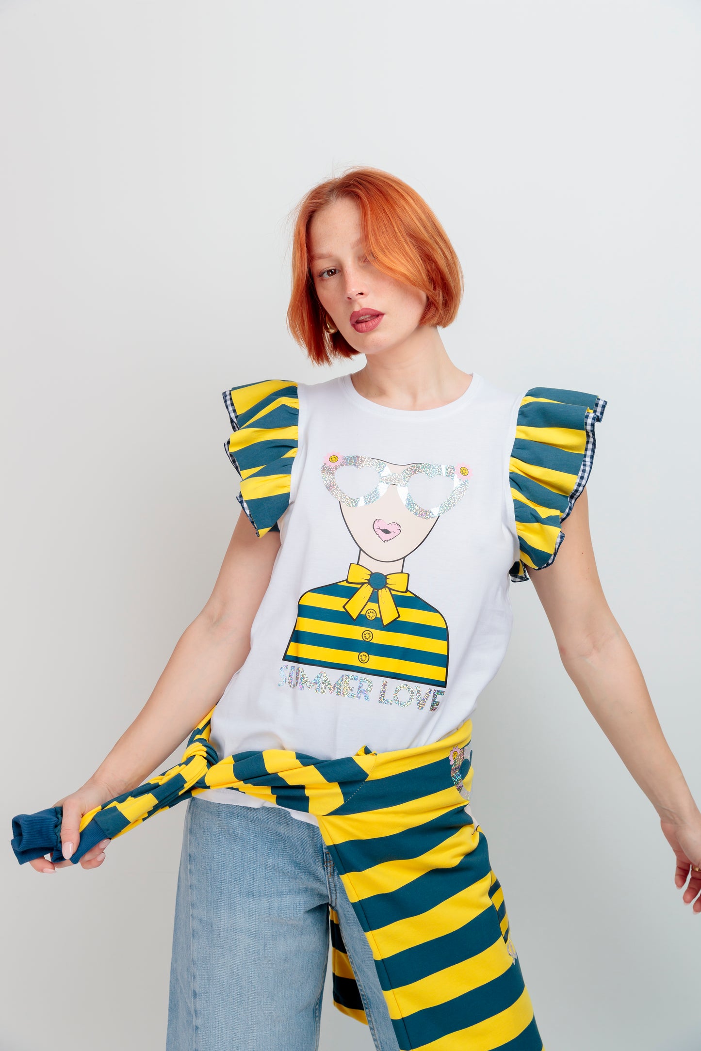 Camiseta Combinada Summer Love