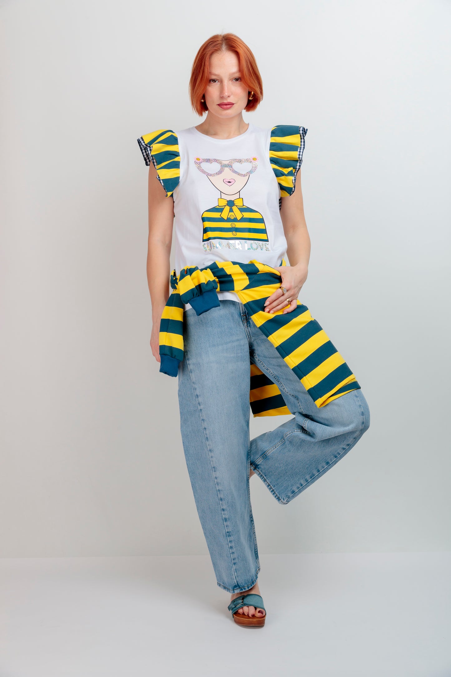 Camiseta Combinada Summer Love