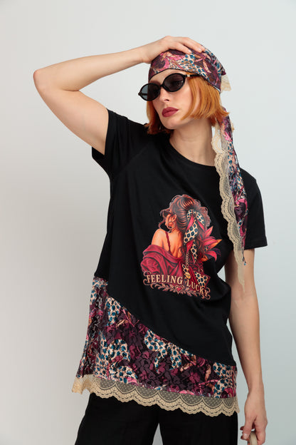 Camiseta Contraste Chica Mireya