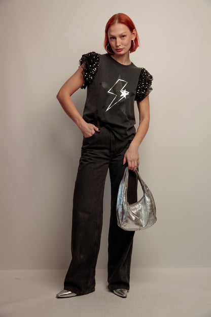 Camiseta Dua Rayo Tiger Negro