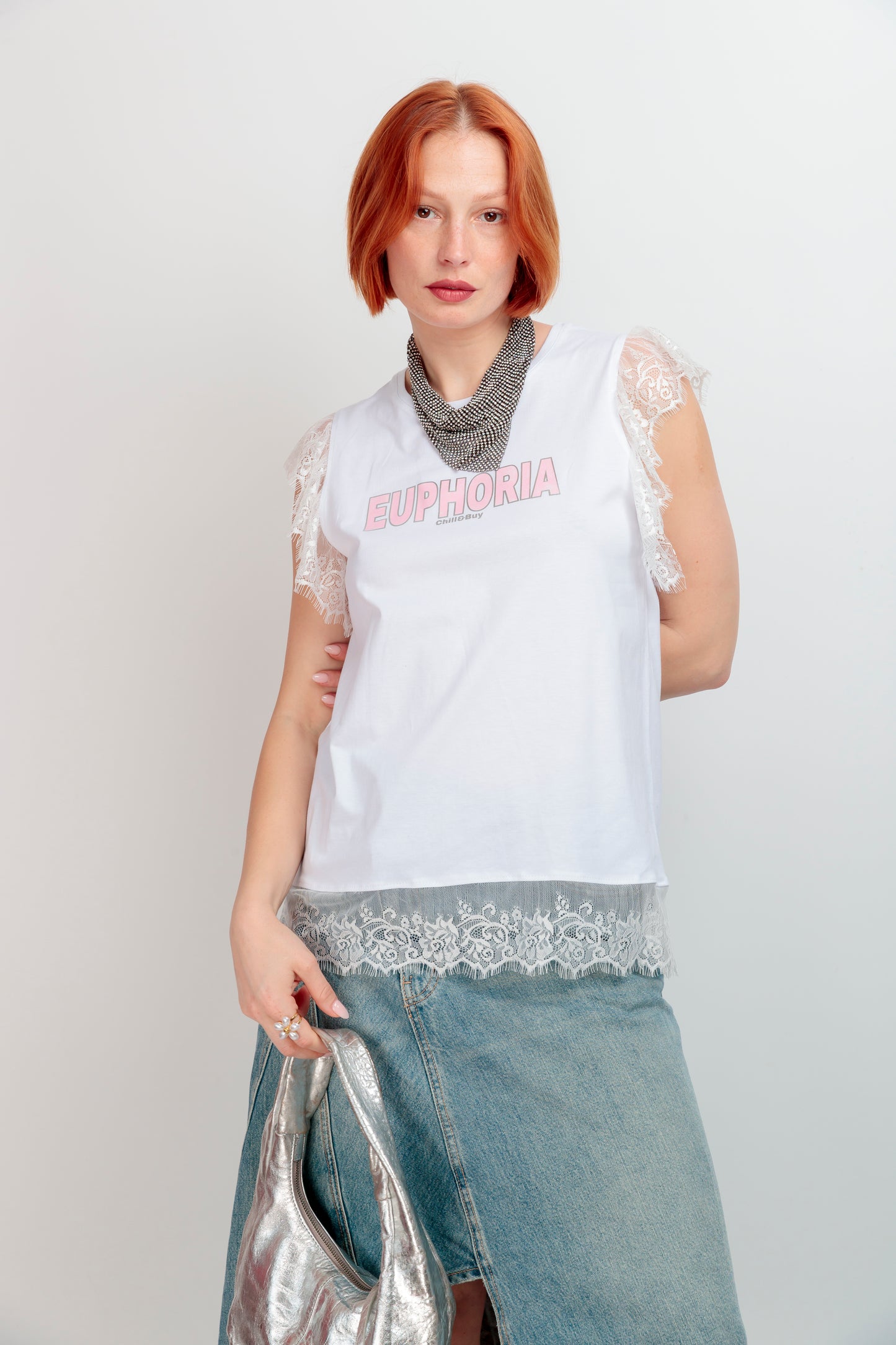 Camiseta Encaje Alas Euphoria