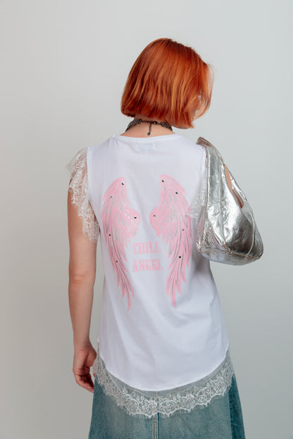 Camiseta Encaje Alas Euphoria