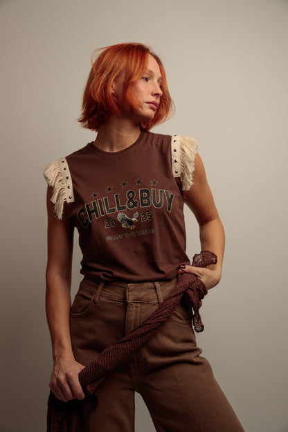 Camiseta Flecos Chill Aguila