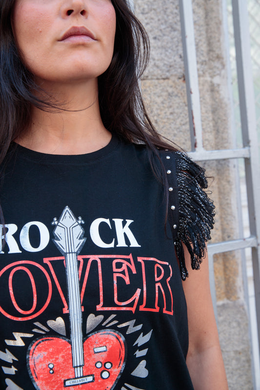 Camiseta Flecos Guitarra Lover