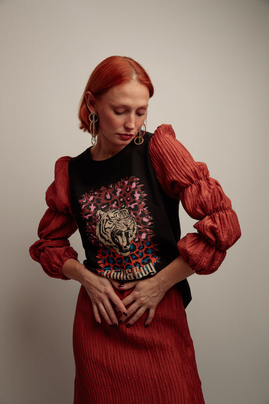 Camiseta Frunces Tigre Print