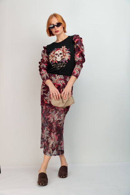 Camiseta Lucy Skull Mireya
