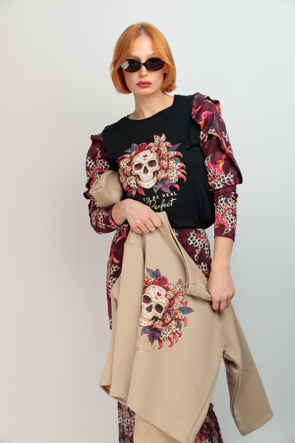 Camiseta Lucy Skull Mireya
