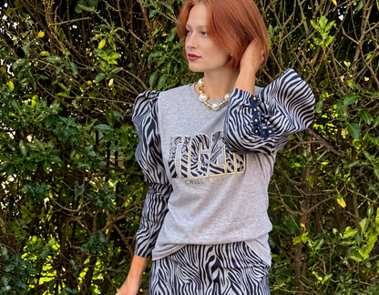 Camiseta Lupita Tiger Zebra
