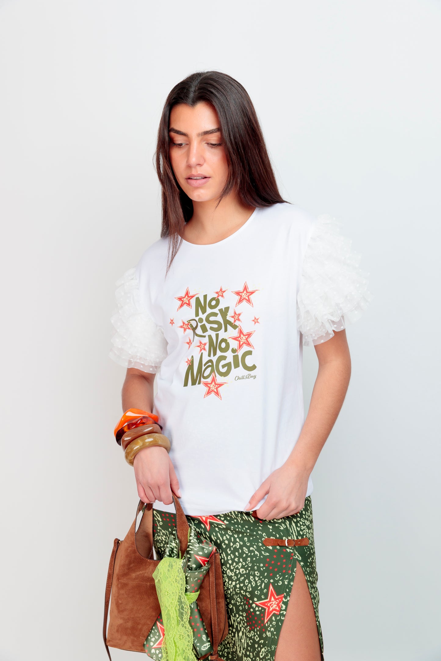 T-shirt Magnolia No Risk
