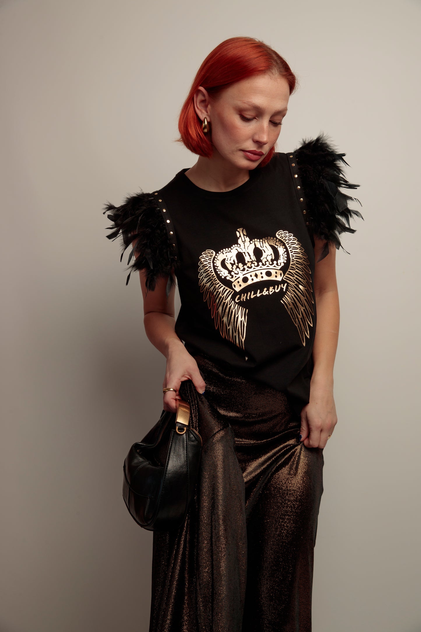Camiseta Plumas Alas Crown