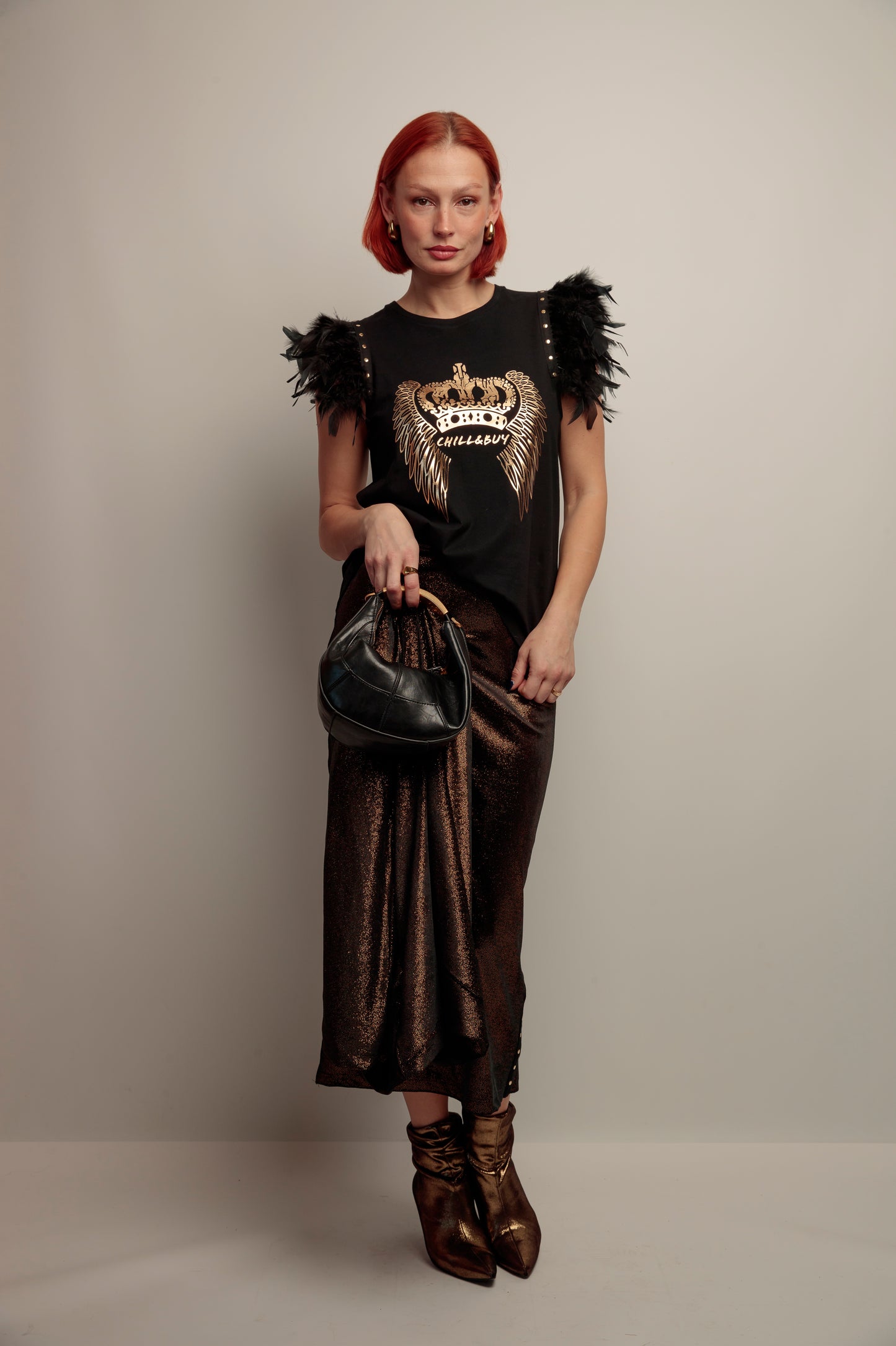 Camiseta Plumas Alas Crown