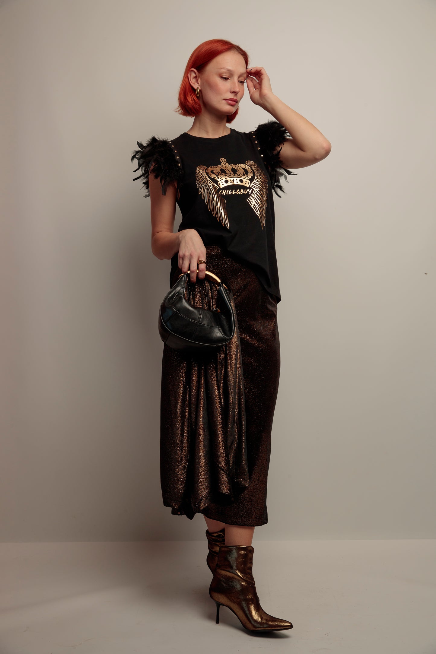 Camiseta Plumas Alas Crown