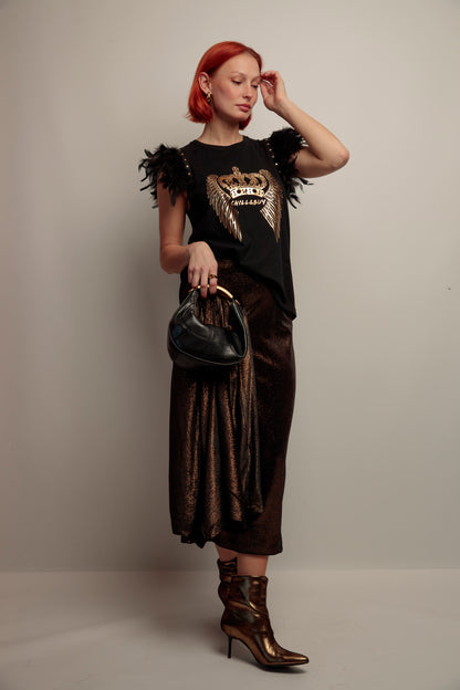 Camiseta Plumas Alas Crown