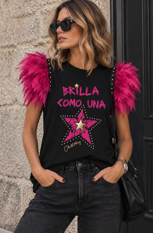 T-shirt à franges Fire Spirit