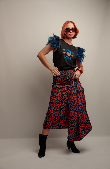 Camiseta Plumas Power Love