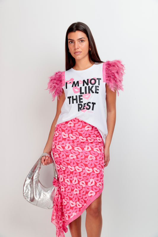 Camiseta Plumas Rest