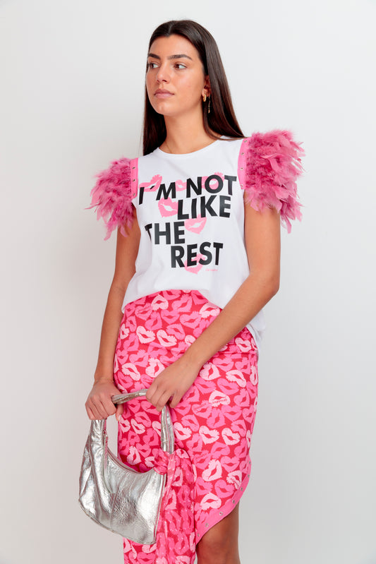 Camiseta Plumas Rest