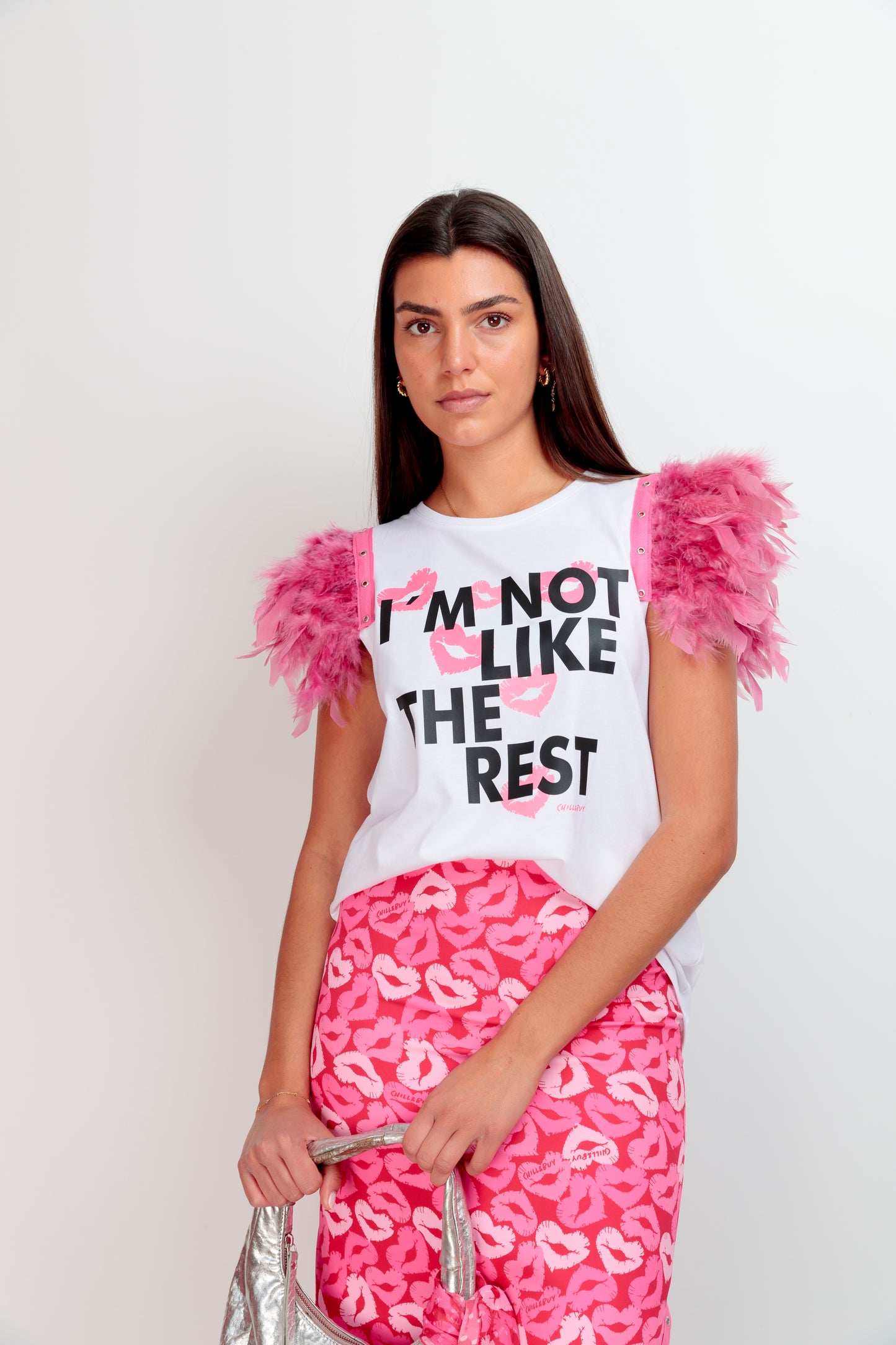 T-shirt Plumes Reste