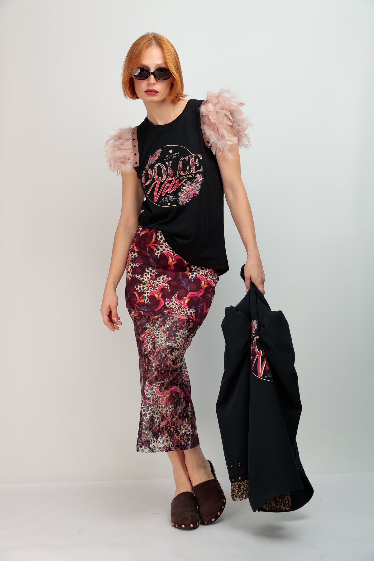 Camiseta Plumas Dolce Vita