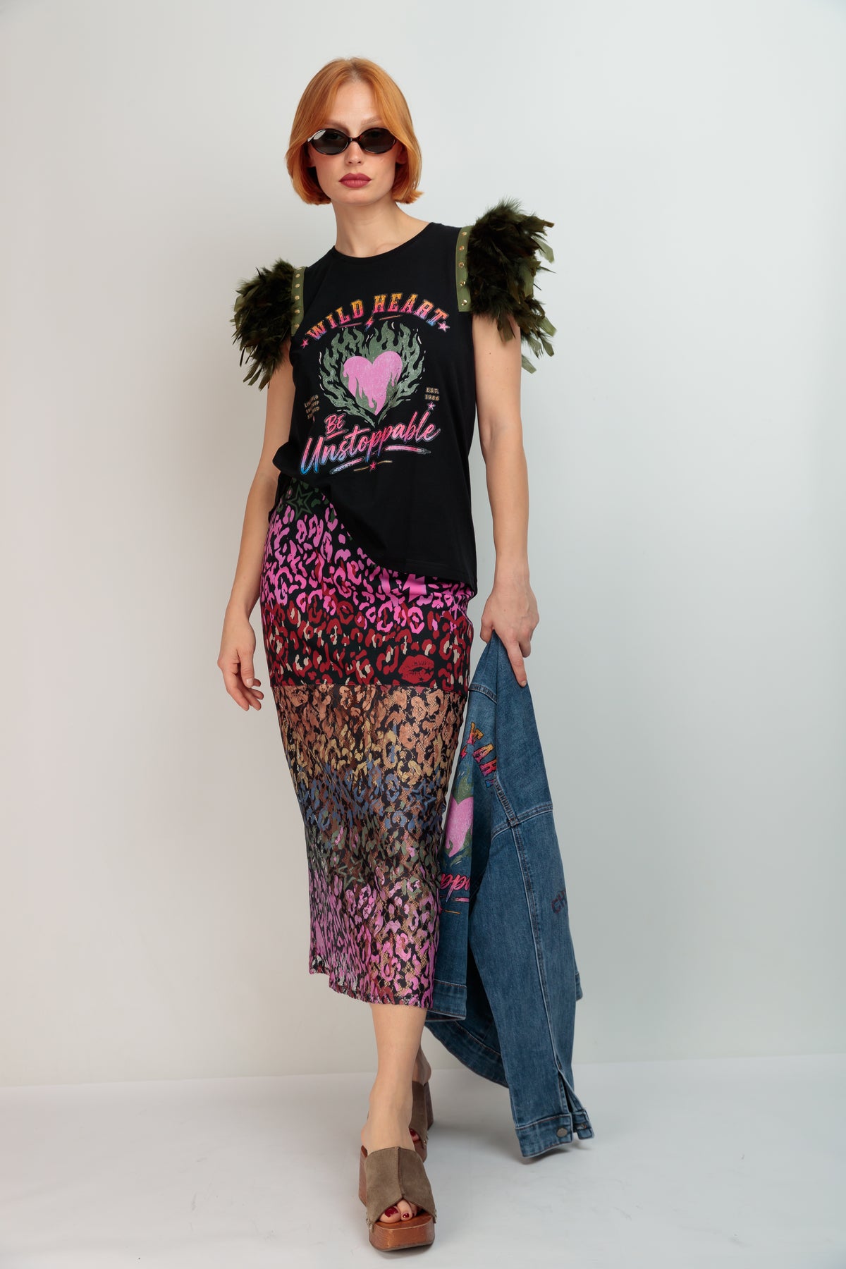 Camiseta Plumas Llamas Fortuna