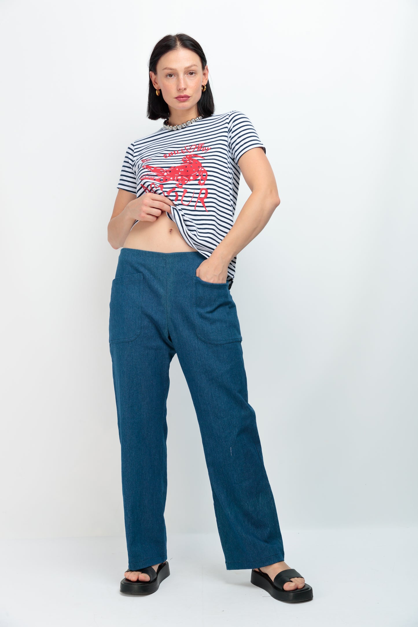 Camiseta Rayas Amour Expresiones