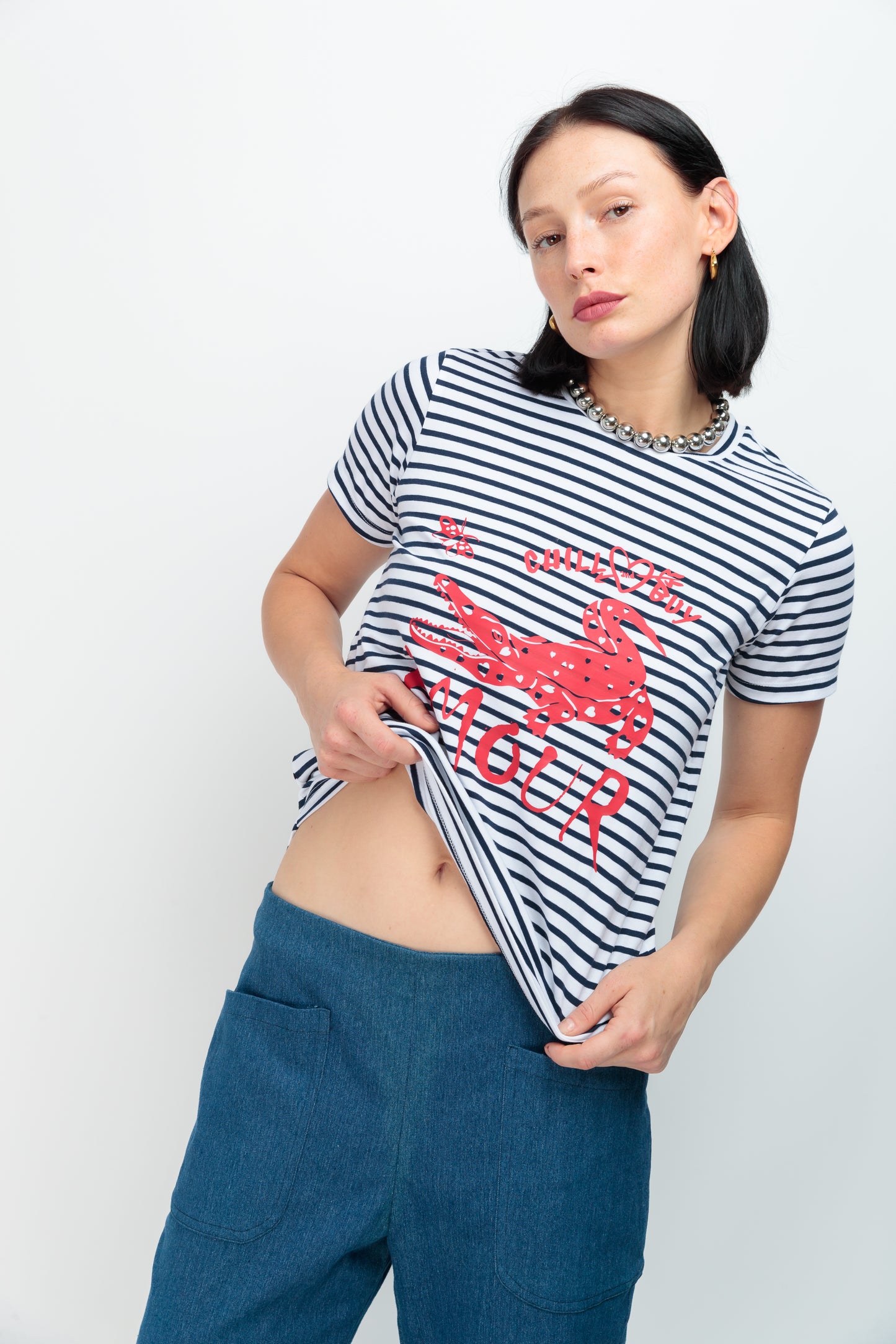 Camiseta Rayas Amour Expresiones