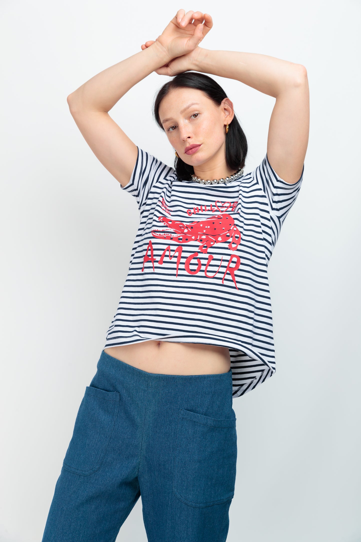 Camiseta Rayas Amour Expresiones