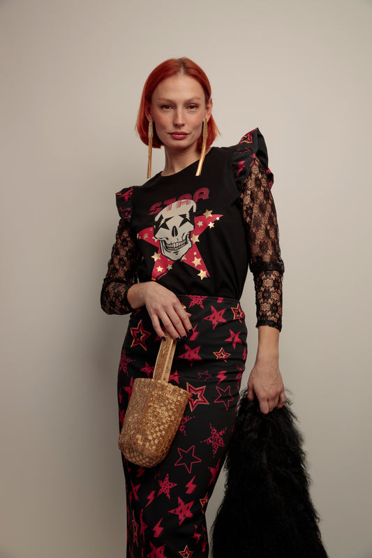 Camiseta Rita Skull Fiesta