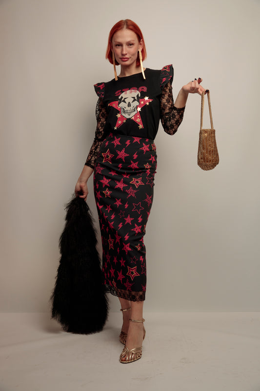 Camiseta Rita Skull Fiesta