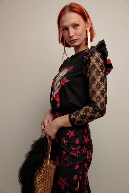 Camiseta Rita Skull Fiesta