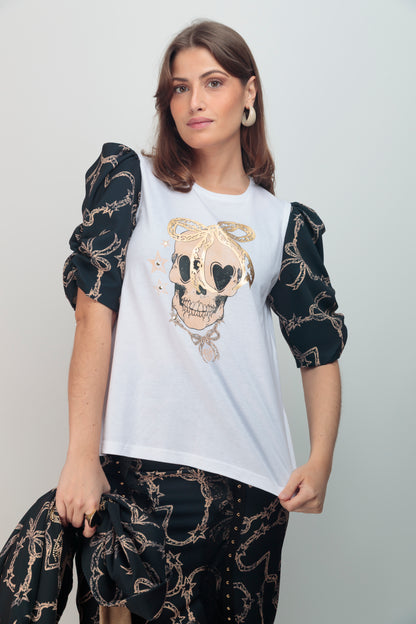 Camiseta Alegra Skull Lazo