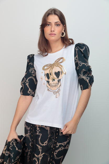 Camiseta Alegra Skull Lazo