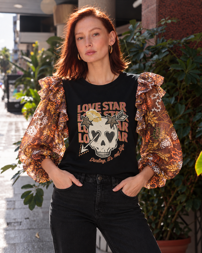 T-shirt Tulum Skull Vida