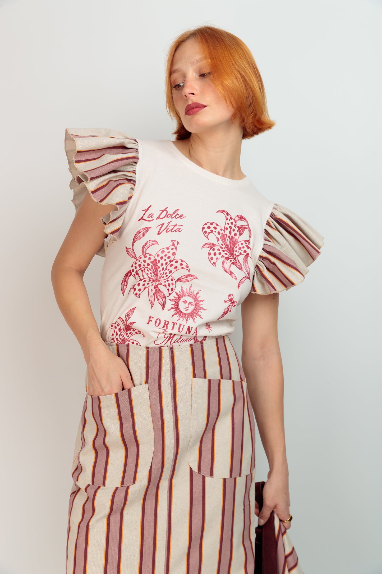 Vera Tartan Tiger T-Shirt