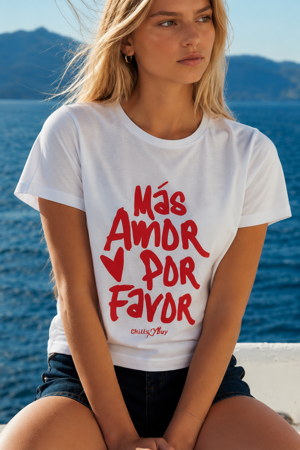 Camiseta Más Amor Rojo