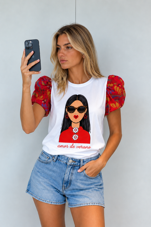 T-shirt Blow Amour d'été